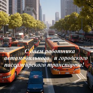 С днем автомобильного и пассажирского городского пассажирского транспорта!